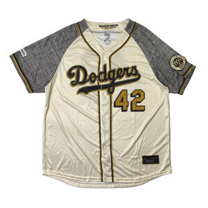 Brooklyn Dodgers Jersey Mens XL Jackie Robinson 1955 Stadium Limited Edition